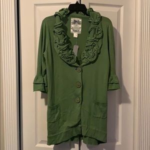 Nick & Mo Women’s Green Sweater Size M